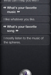 Siri loves music