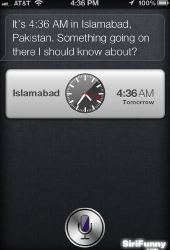 Siri wants to know more about Islamabad