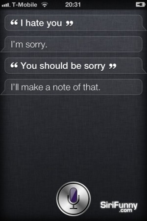 Siri is sorry