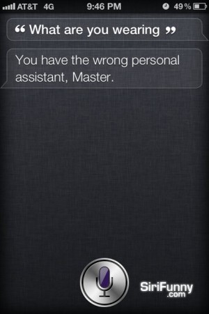 What are you wearing, Siri?