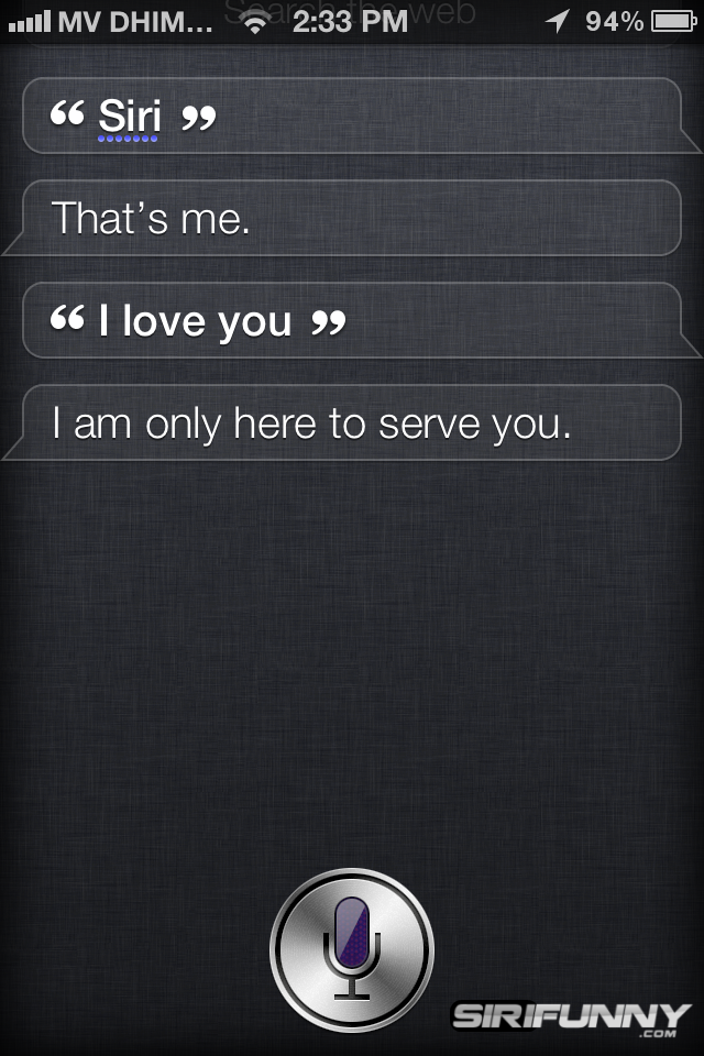 Siri, I love you