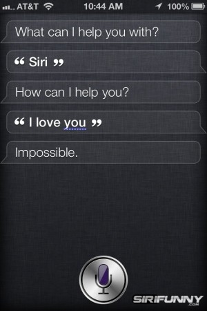 Siri, I love you