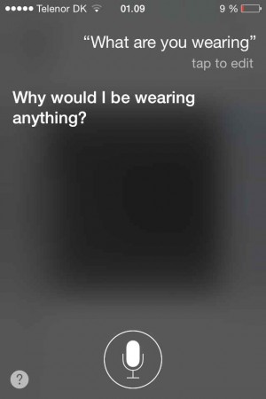 Siri, what are you wearing?